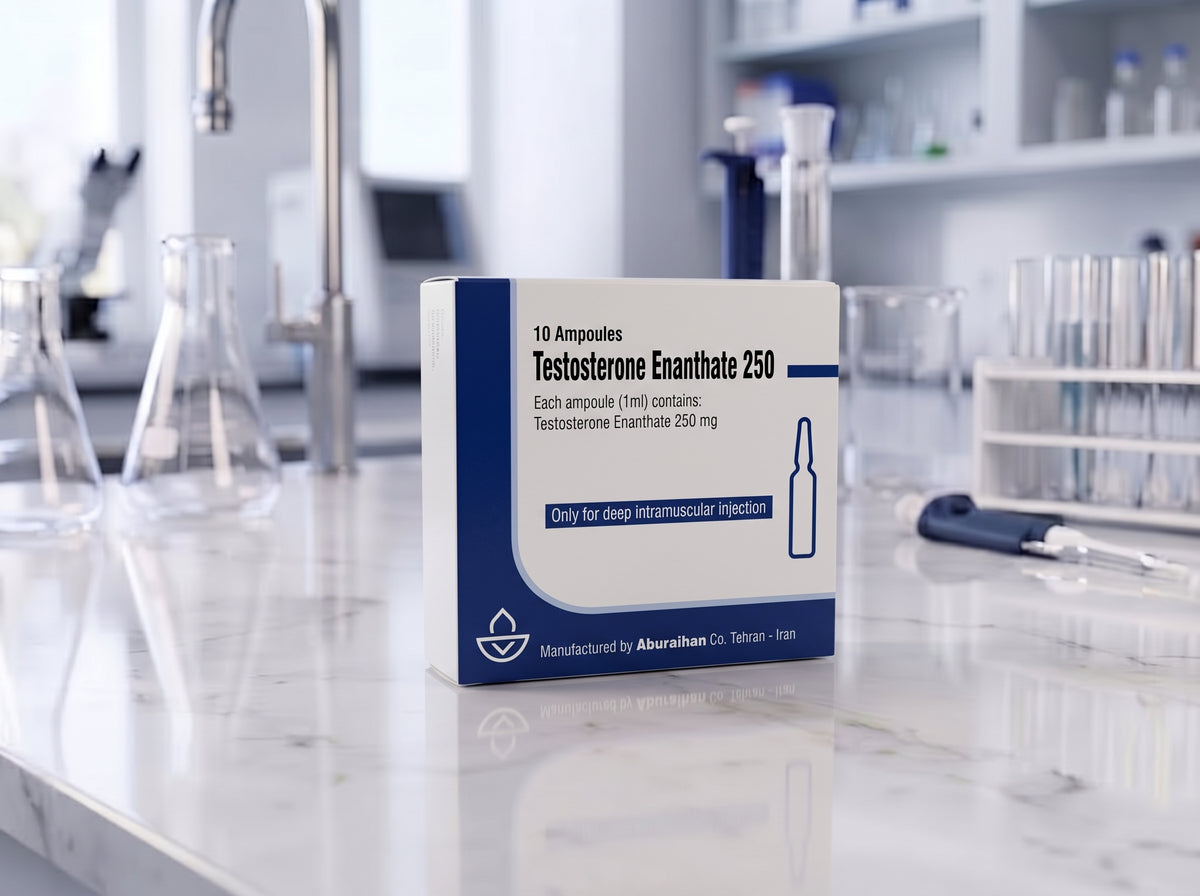 Testosterone Enanthate 250 product packaging — reference image